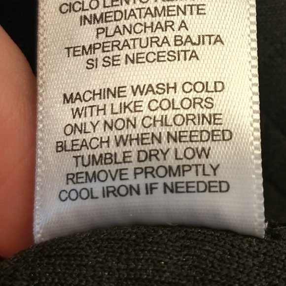 Women's Daisy Fuentes Black Quilted Texture 3/4 Sleeve Dress Size Small - Picture 6 of 9